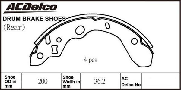 ACDelco ACBS1771 - Əyləc Başlığı Dəsti furqanavto.az