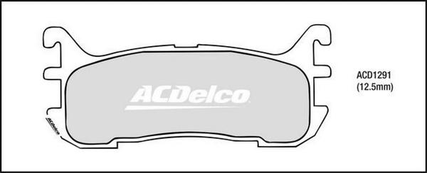 ACDelco ACD1291 - Əyləc altlığı dəsti, əyləc diski furqanavto.az