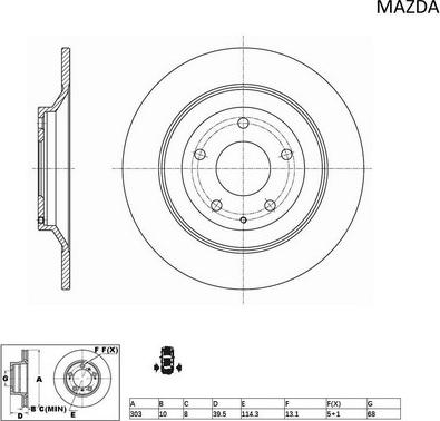 ACDelco ACDR2549 - Əyləc Diski furqanavto.az