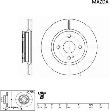 ACDelco ACDR2568 - Əyləc Diski furqanavto.az