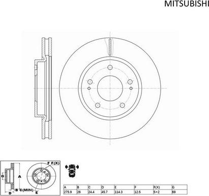 ACDelco ACDR2201 - Əyləc Diski furqanavto.az