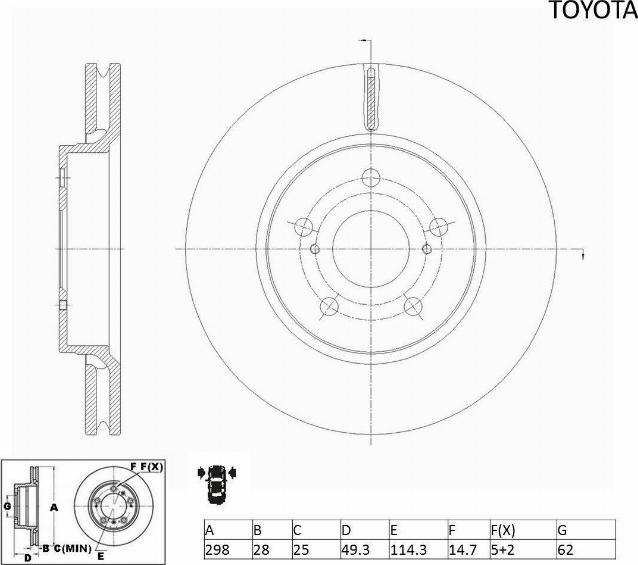 ACDelco ACDR2766 - Əyləc Diski furqanavto.az