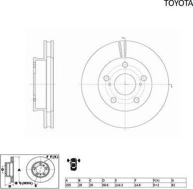 ACDelco ACDR2715 - Əyləc Diski furqanavto.az