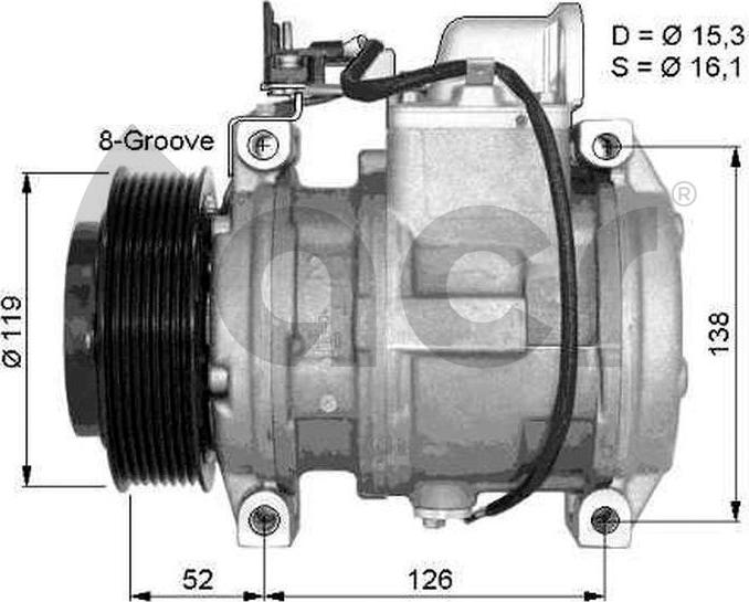 ACR 134426 - Kompressor, kondisioner furqanavto.az