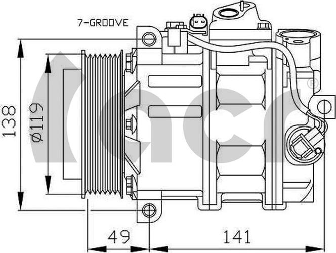 ACR 134263G - Kompressor, kondisioner furqanavto.az