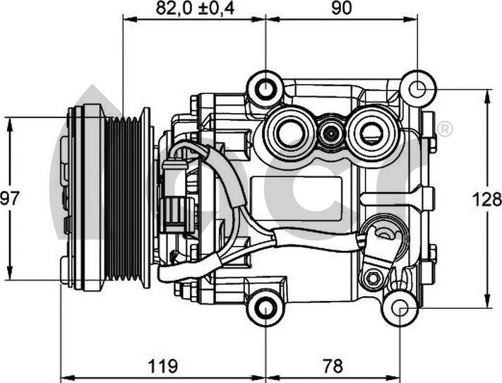 ACR 135101R - Kompressor, kondisioner furqanavto.az
