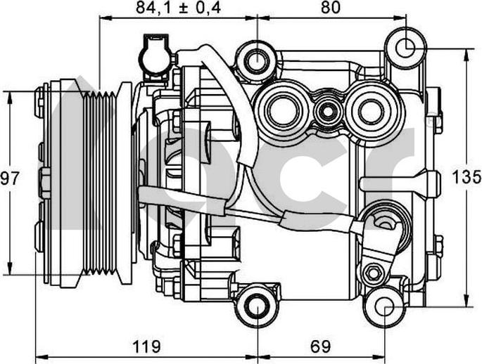 ACR 135125 - Kompressor, kondisioner furqanavto.az