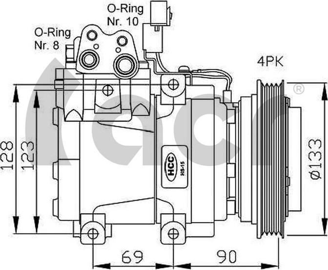 ACR 135224 - Kompressor, kondisioner furqanavto.az