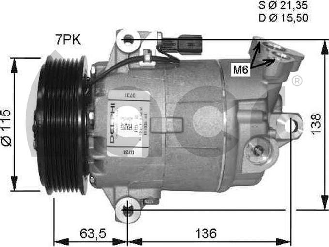 ACR 133149R - Kompressor, kondisioner furqanavto.az