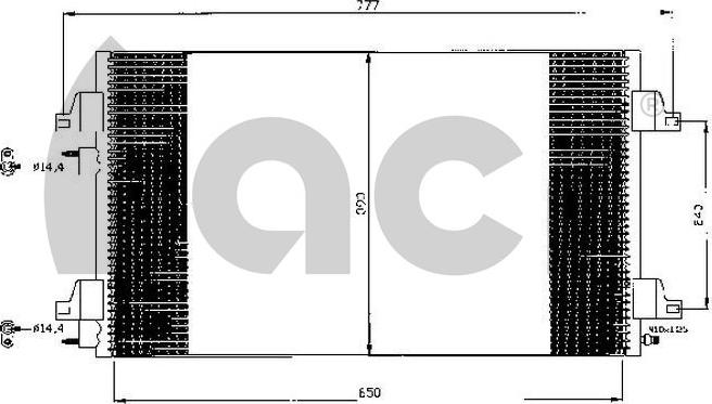 ACR 300494 - Kondenser, kondisioner furqanavto.az