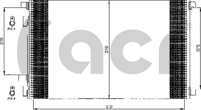 ACR 300496 - Kondenser, kondisioner furqanavto.az