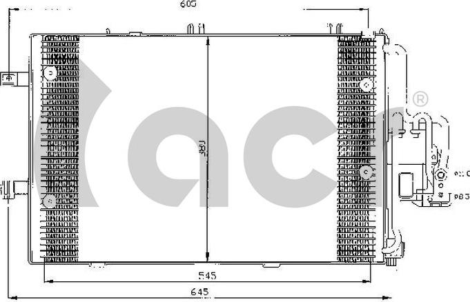 ACR 300440 - Kondenser, kondisioner furqanavto.az