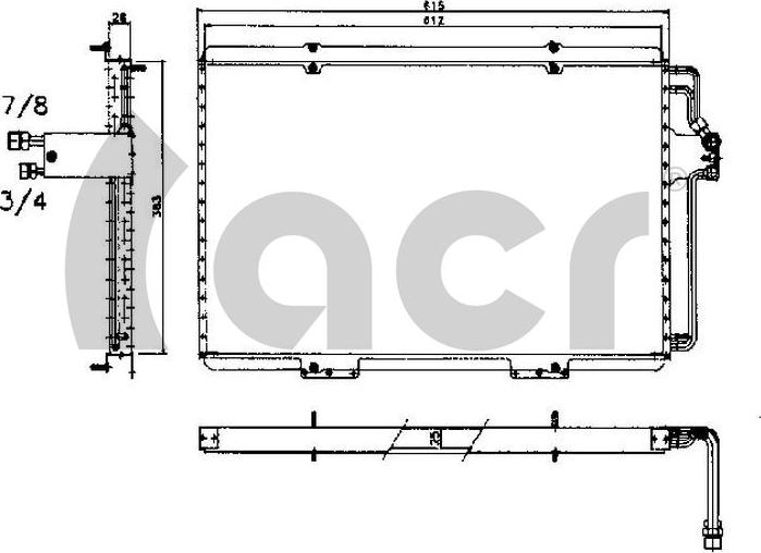 ACR 300448 - Kondenser, kondisioner furqanavto.az