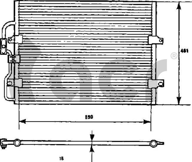 ACR 300443 - Kondenser, kondisioner furqanavto.az