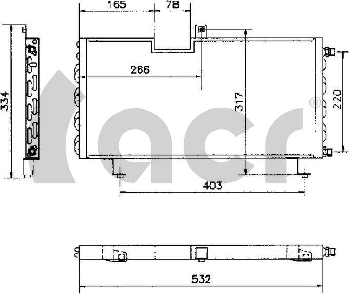 ACR 300404 - Kondenser, kondisioner furqanavto.az