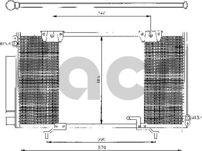 ACR 300400 - Kondenser, kondisioner furqanavto.az