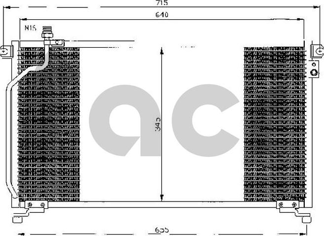 ACR 300402 - Kondenser, kondisioner furqanavto.az