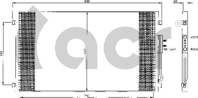 ACR 300411 - Kondenser, kondisioner furqanavto.az