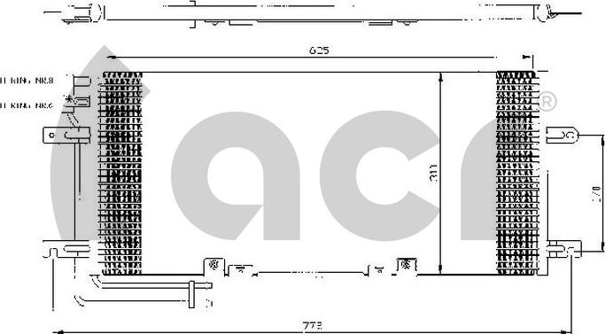 ACR 300485 - Kondenser, kondisioner furqanavto.az