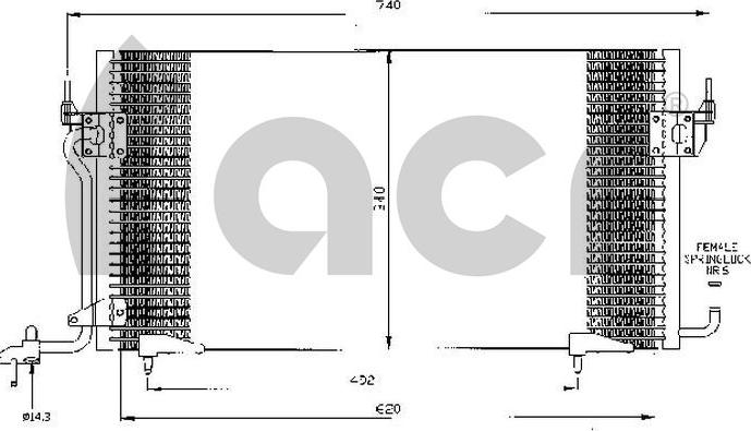 ACR 300486 - Kondenser, kondisioner furqanavto.az