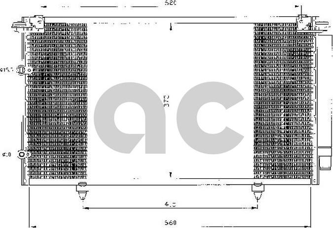 ACR 300480 - Kondenser, kondisioner furqanavto.az