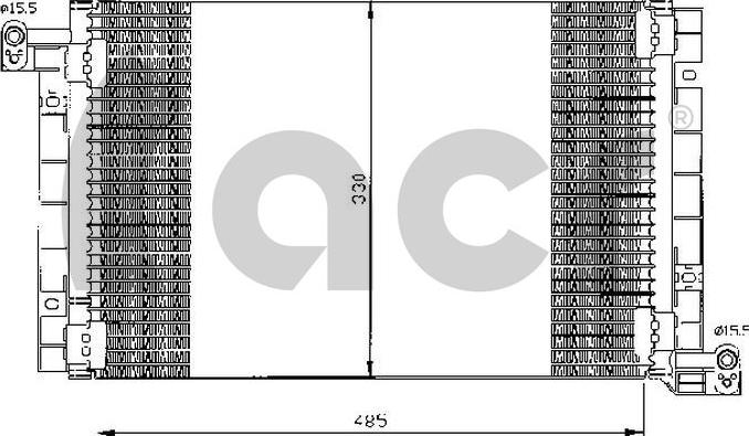 ACR 300488 - Kondenser, kondisioner furqanavto.az