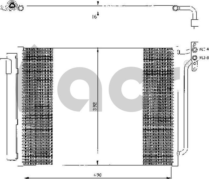 ACR 300434 - Kondenser, kondisioner furqanavto.az