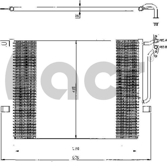 ACR 300435 - Kondenser, kondisioner furqanavto.az