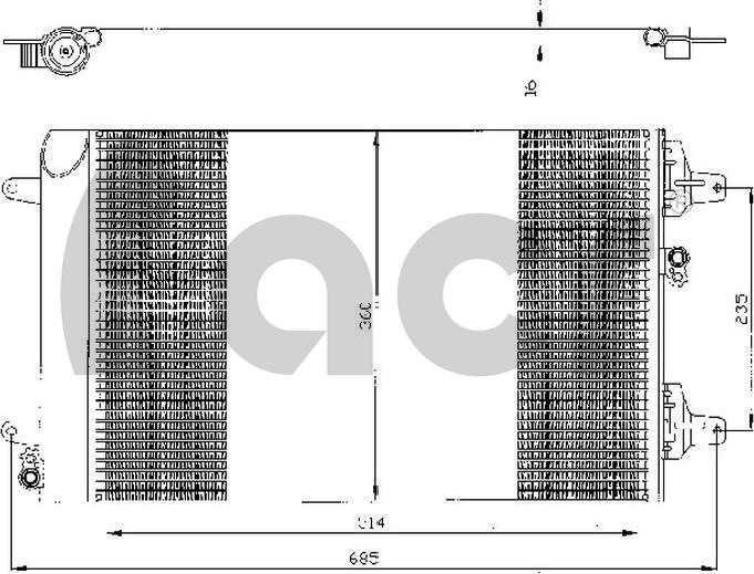 ACR 300431 - Kondenser, kondisioner furqanavto.az