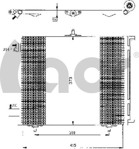 ACR 300433 - Kondenser, kondisioner furqanavto.az