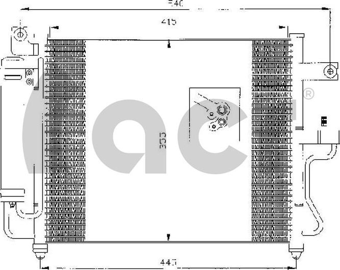 ACR 300475 - Kondenser, kondisioner furqanavto.az