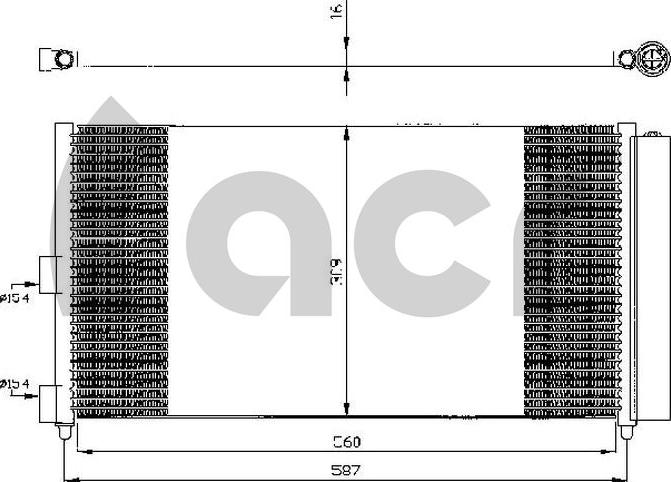 ACR 300542 - Kondenser, kondisioner furqanavto.az