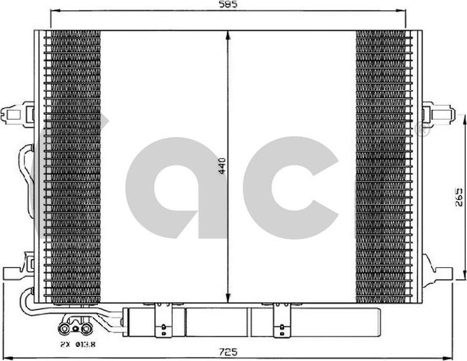 ACR 300559 - Kondenser, kondisioner furqanavto.az