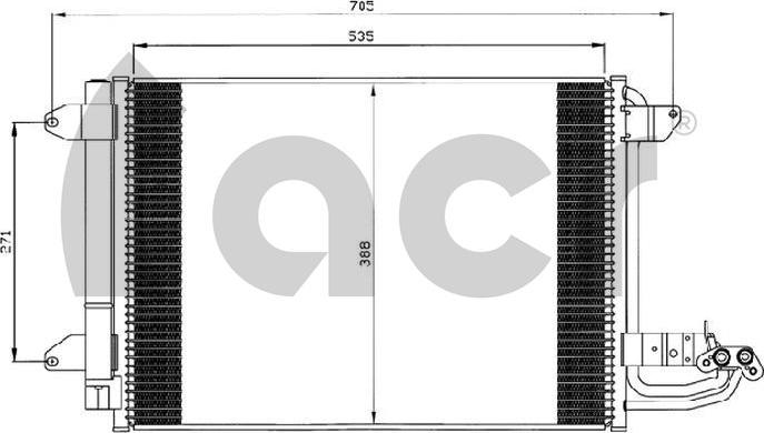 ACR 300561 - Kondenser, kondisioner furqanavto.az