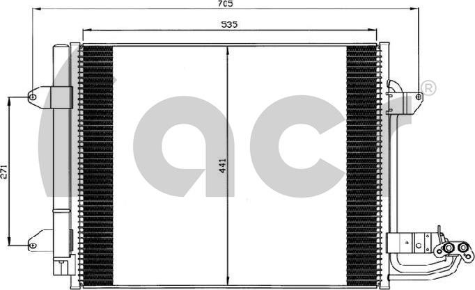 ACR 300562 - Kondenser, kondisioner furqanavto.az