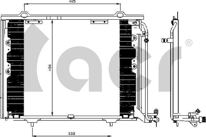 ACR 300509 - Kondenser, kondisioner furqanavto.az