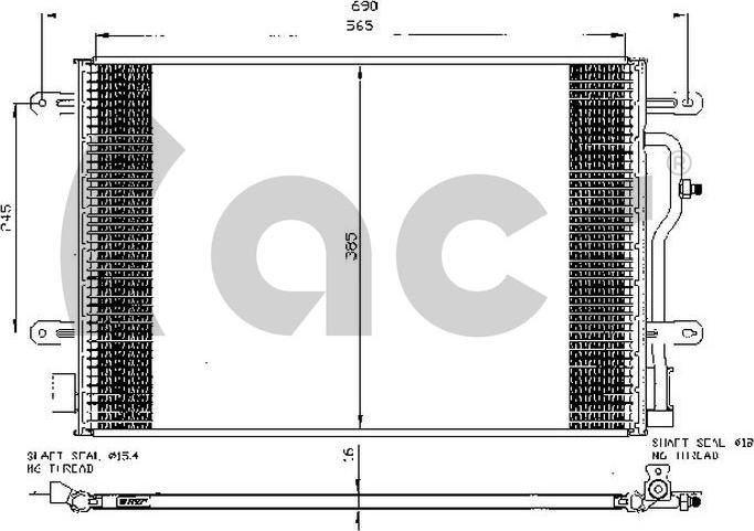 ACR 300511 - Kondenser, kondisioner furqanavto.az