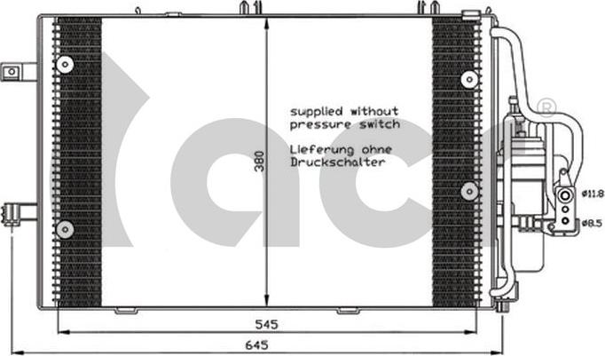 ACR 300588 - Kondenser, kondisioner furqanavto.az