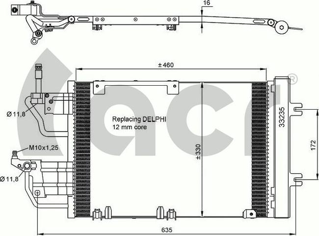 ACR 300644 - Kondenser, kondisioner furqanavto.az