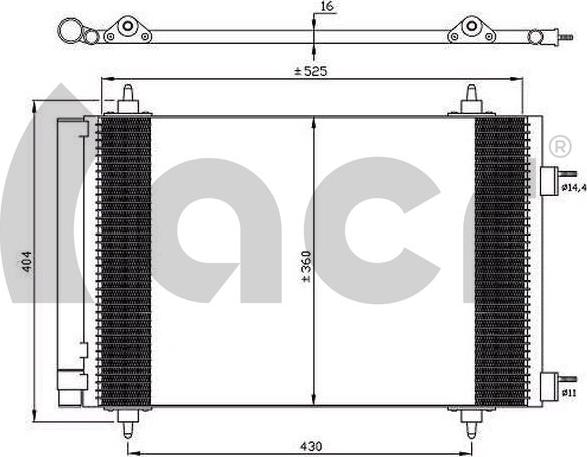 ACR 300640 - Kondenser, kondisioner furqanavto.az