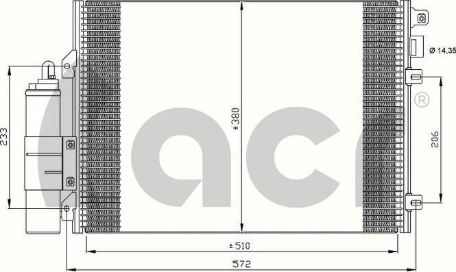 ACR 300656 - Kondenser, kondisioner furqanavto.az