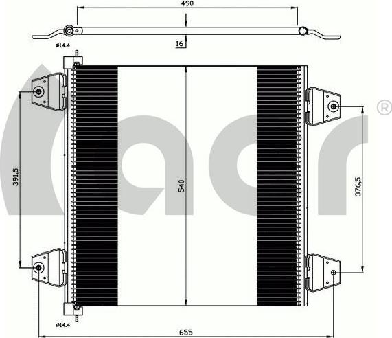 ACR 300650 - Kondenser, kondisioner furqanavto.az