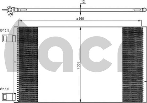 ACR 300664 - Kondenser, kondisioner furqanavto.az