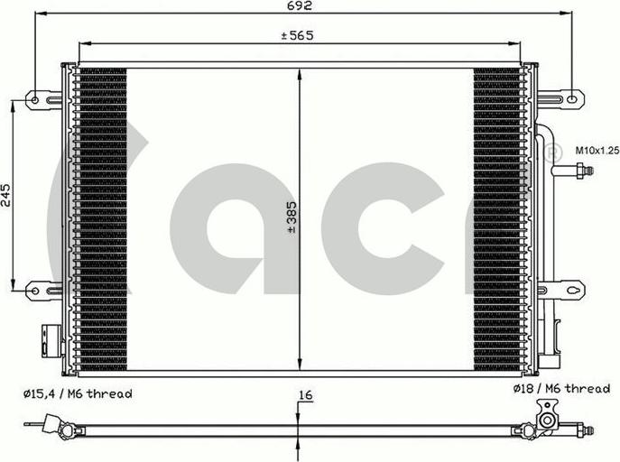 ACR 300603 - Kondenser, kondisioner furqanavto.az