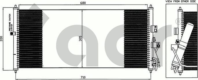 ACR 300613 - Kondenser, kondisioner furqanavto.az