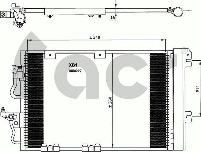 ACR 300617 - Kondenser, kondisioner furqanavto.az