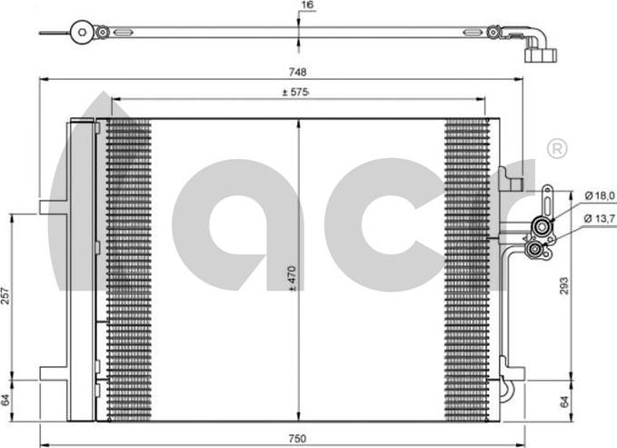 ACR 300687 - Kondenser, kondisioner furqanavto.az