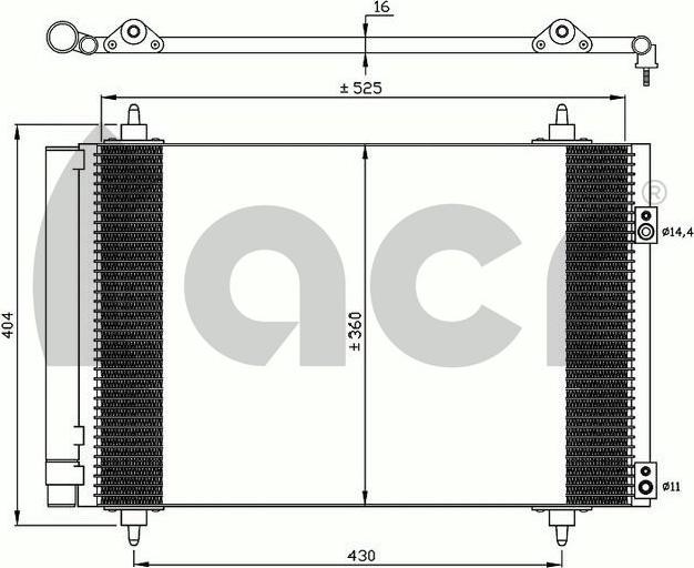 ACR 300635 - Kondenser, kondisioner furqanavto.az