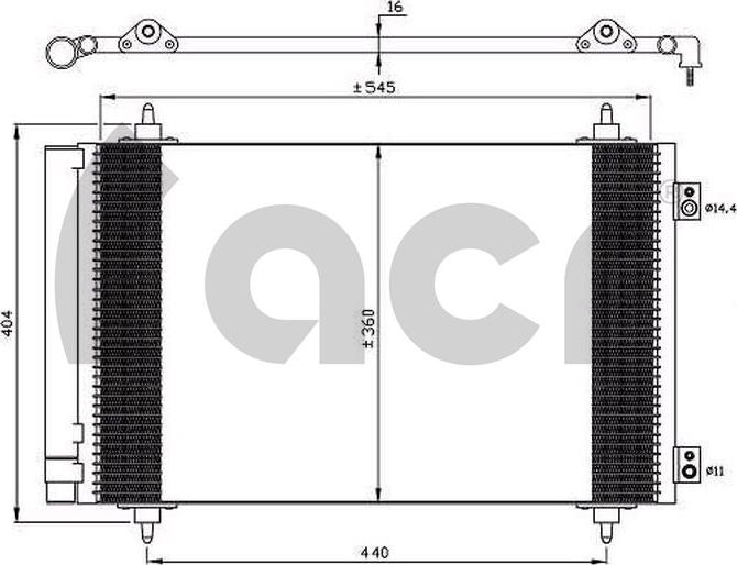 ACR 300636 - Kondenser, kondisioner furqanavto.az