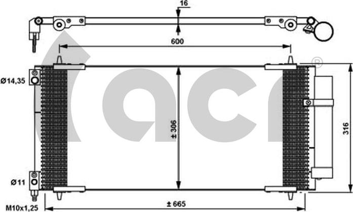 ACR 300679 - Kondenser, kondisioner furqanavto.az